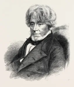 The Late Dr. Conolly, Hanwell Lunatic Asylum Print, 1866