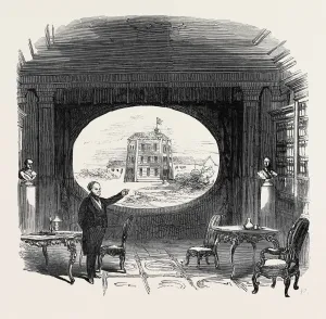 Vintage Theatre Illustration Prints: Source Size = 2571 x 2473