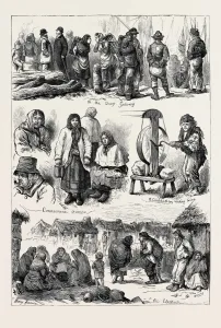Victorian Engraving Ireland Prints: Source Size = 3565 x 5208