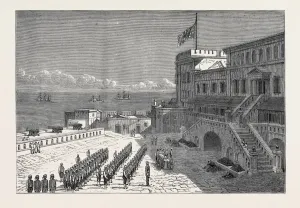 Cape Coast Castle Print: Ashantee War Parade