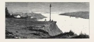 Historic River Landscape Prints: Source Size = 3734 x 1664