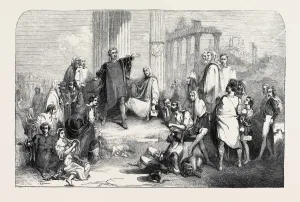Rienzi Print, Forum Scene