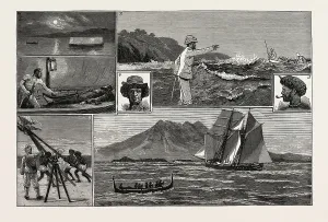 A Surveying Cruise Print: Solomon Islands Engravings