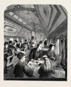 Vintage Train Transportation Prints: Source Size = 3765 x 4528