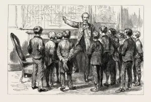 Gordon at Gravesend Print, 1867 Engraving
