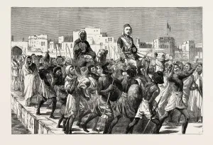 Framed Print : Gordon in the Soudan, 1879 Print Framed Print : Gordon in the Soudan, 1879 Print