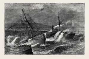 The Recent Gale, Wreck of the Steamer Chusan Print