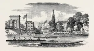 Hammersmith Bridge History Prints: Source Size = 3876 x 2054