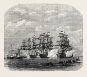 Vintage Sailboat Illustration Prints: Source Size = 3884 x 3367