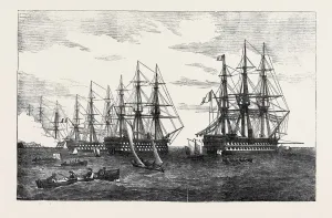 Baltic Fleet Off Cronstadt Print (3950 x 2544)