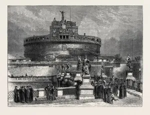 Vintage Castle Illustration Prints: Source Size = 4944 x 3708