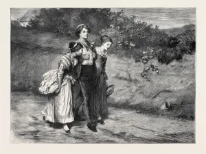 Victorian Era Engraved Images Prints: Source Size = 4975 x 3655