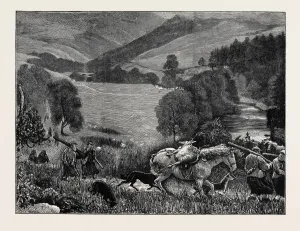 The Prince of Wales at Blair Athole Print