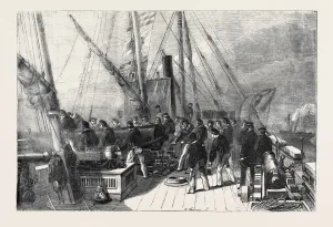 Liszt Collection Print: Practising on Board H.M. Gun Boat Starling