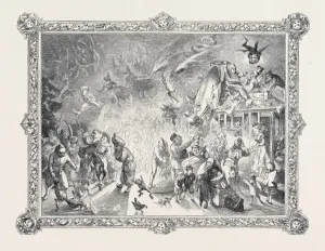 Victorian Christmas Art Prints: Source Size = 5946 x 4521