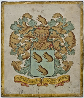 Family coat arms Abraham van Rijckevorsel coat Family coat arms Abraham van Rijckevorsel coat