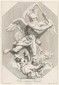 Father Time Sic omnia ruin title object Biblical Father Time Sic omnia ruin title object Biblical
