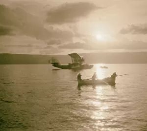 Flying boat Satyrus Sea Galilee ca 1935 Israel