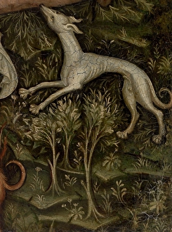 German Healing Lazarus Westphalian Master c. 1400