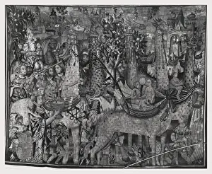 Giraffe Caravan Print by Librifly