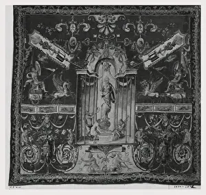 Ancient Greek Goddess Art Prints: Grotesque Minerva Athena