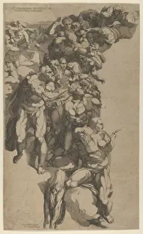 Last Judgment Art Prints: Group Last Judgment St Bartholomew Peter Apostles