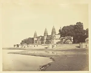 Albumen Silver Print Art Prints: Guptar Ghat Faizabad India 1863 1887 Albumen silver print