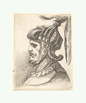 Helmeted head 1662-78 Etching copy Francis Place Helmeted head 1662-78 Etching copy Francis Place