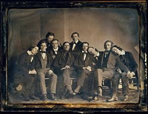 Hutchinson Family Singers 1845 Daguerreotype Hutchinson Family Singers 1845 Daguerreotype