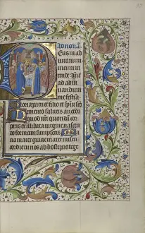 Framed Print : Initial D Print: A Tempera Leaf from the Lee Hours