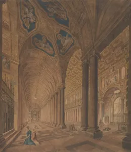Interior View Basilica Santa Maria Maggiore Rome Interior View Basilica Santa Maria Maggiore Rome