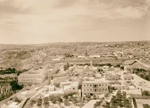 Jerusalem Landscape Photography Prints: Jerusalem panoramas cloud effect Russian Tower