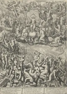 Last Judgment, Barbara van den Broeck, Hendrick Hondius, 1649 Last Judgment, Barbara van den Broeck, Hendrick Hondius, 1649