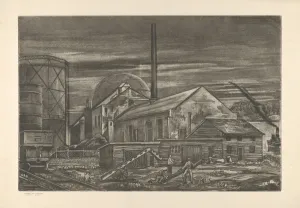 Kingston 1937 Etching Aquatint plate 10 x 15 Kingston 1937 Etching Aquatint plate 10 x 15