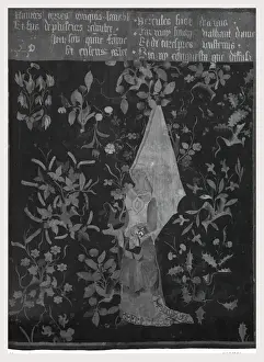 Liszt Collection Print of Lady in Medieval Attire