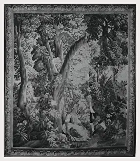 Liszt Collection Print: Landscape with Shepherd Approaching Shepherdess