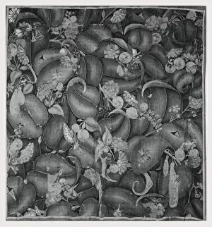 Fruiting Plant Life Prints: Large-leaf verdure fruit