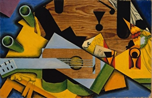 Life Guitar 1913 Oil canvas 26 x 39 1/2 66 100.3 cm Life Guitar 1913 Oil canvas 26 x 39 1/2 66 100.3 cm