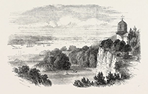 The London, Tilbury, and Southend Railway. the Purfleet Station, Uk, 1856 The London, Tilbury, and Southend Railway. the Purfleet Station, Uk, 1856