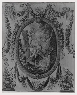 Lovers at Altar of Cupid Print
