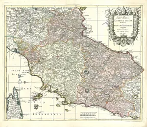 Map Continentis Italiae pars media seu Prima Meridionalis Map Continentis Italiae pars media seu Prima Meridionalis