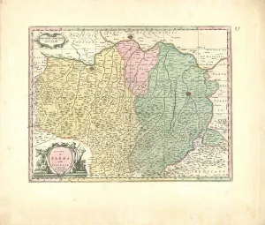 Map DuchA de Parma et de Piacenza Copperplate print Map DuchA de Parma et de Piacenza Copperplate print