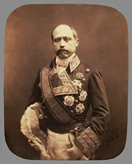 Marechal Serrano Print; Salted paper print, 23.5 x 18.4 cm