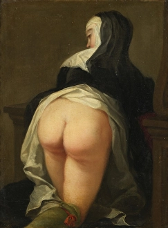 Martin van Meytens Kneeling nun painting circa 1731 Martin van Meytens Kneeling nun painting circa 1731