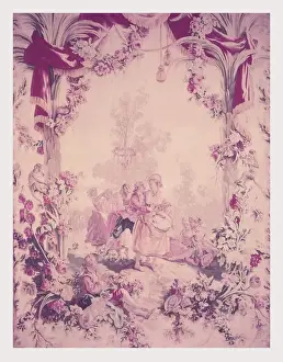 Romantic Garden Setting Prints: Maypole