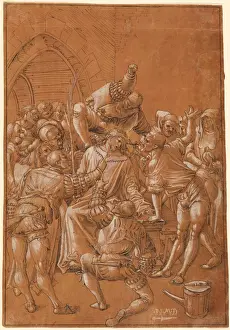 16th Century Christian Art Prints: The Mocking of Christ