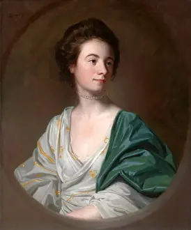 18th Century American Art Prints: Mrs. Robert Hyde Signed and dated, upper left: J. S. Copley Pinx | 1778