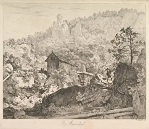 Around Muckendorf 1818 Etching Print