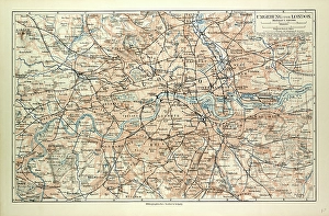 Old Map of London