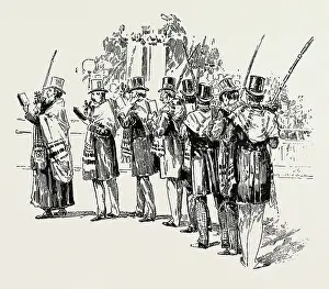 Jewish Holiday Traditions Prints: Palm Procession, Feast of Tabernacles, 1889